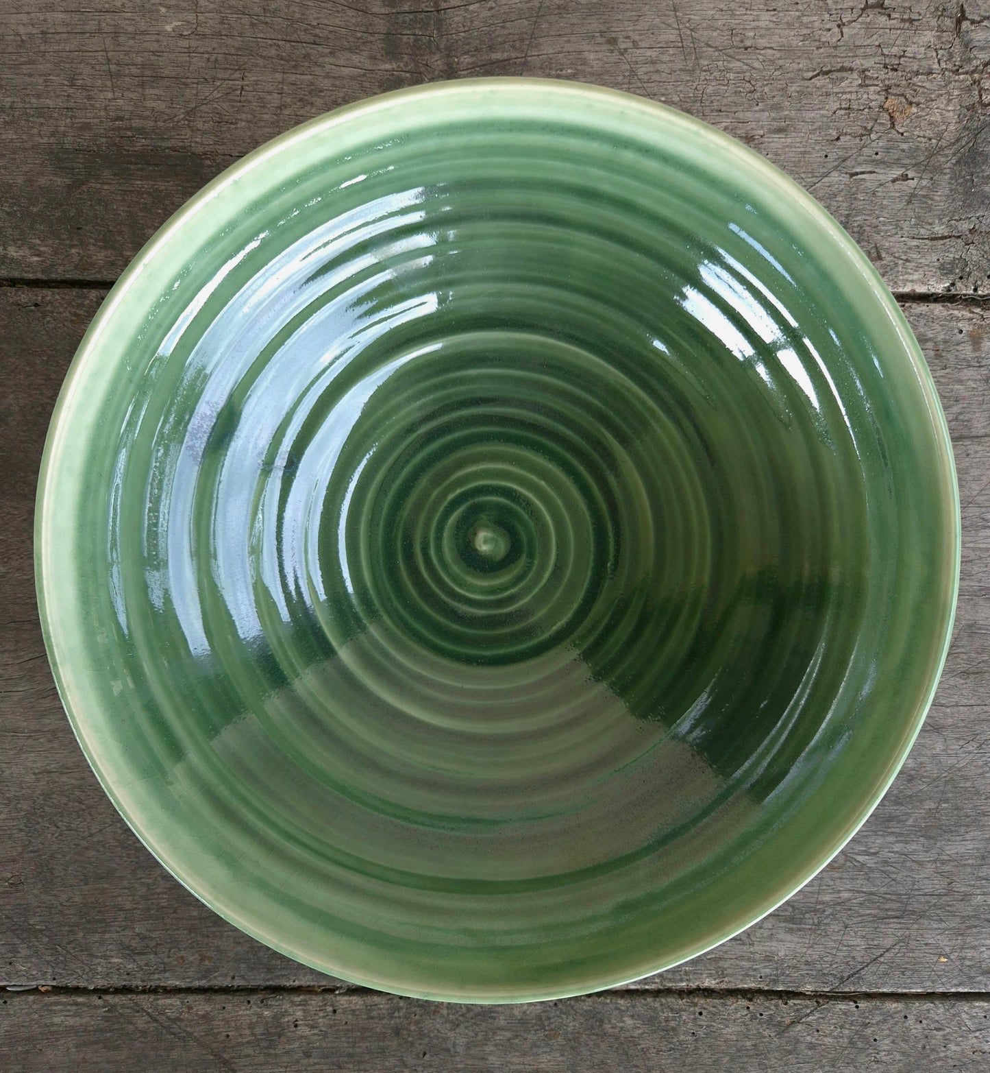 Serving Bowl - Deep Green (Gentle Curve II)