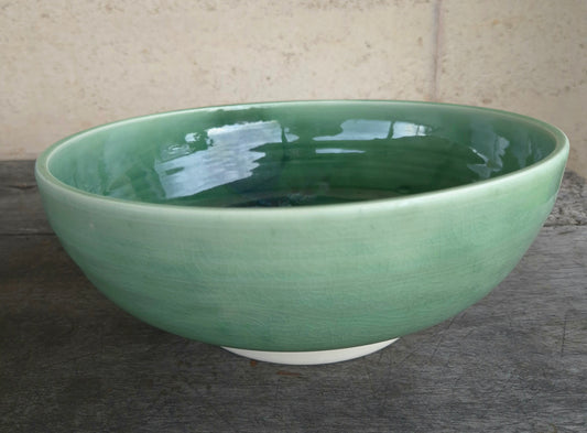 Serving Bowl - Deep Green (Deep Curve I)