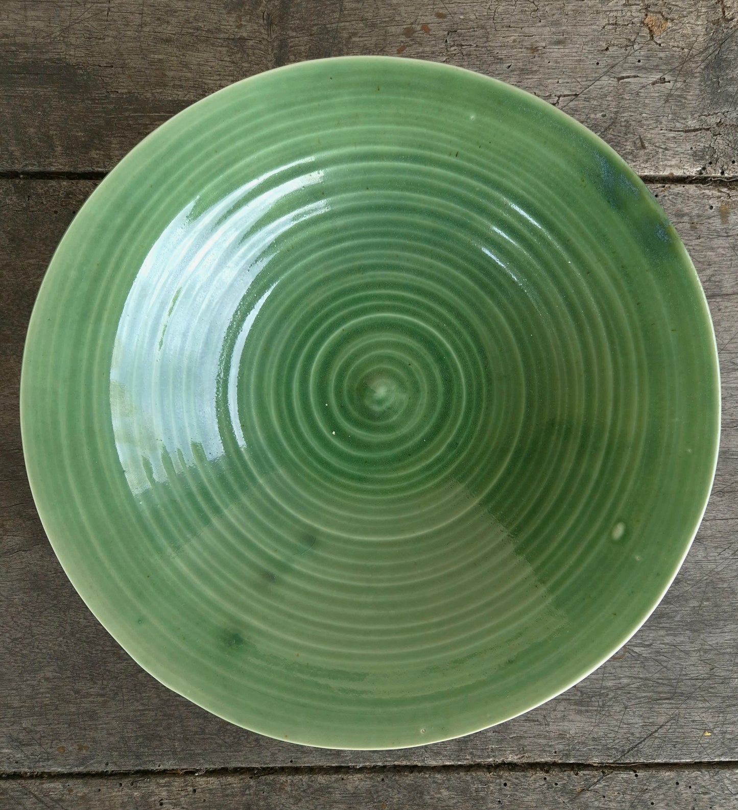 Serving Platter - Deep Green (Open Form)